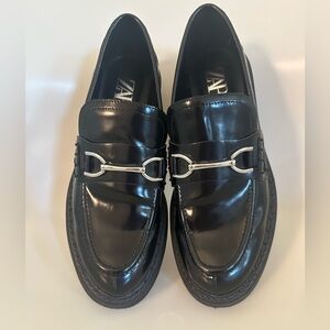 Zara Black Loafers